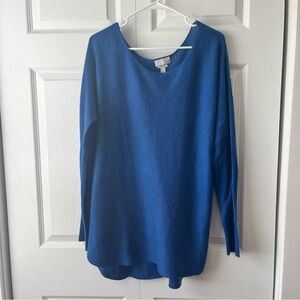 Old Navy Long Sleeve Scoop Neck Sweater Blue XL